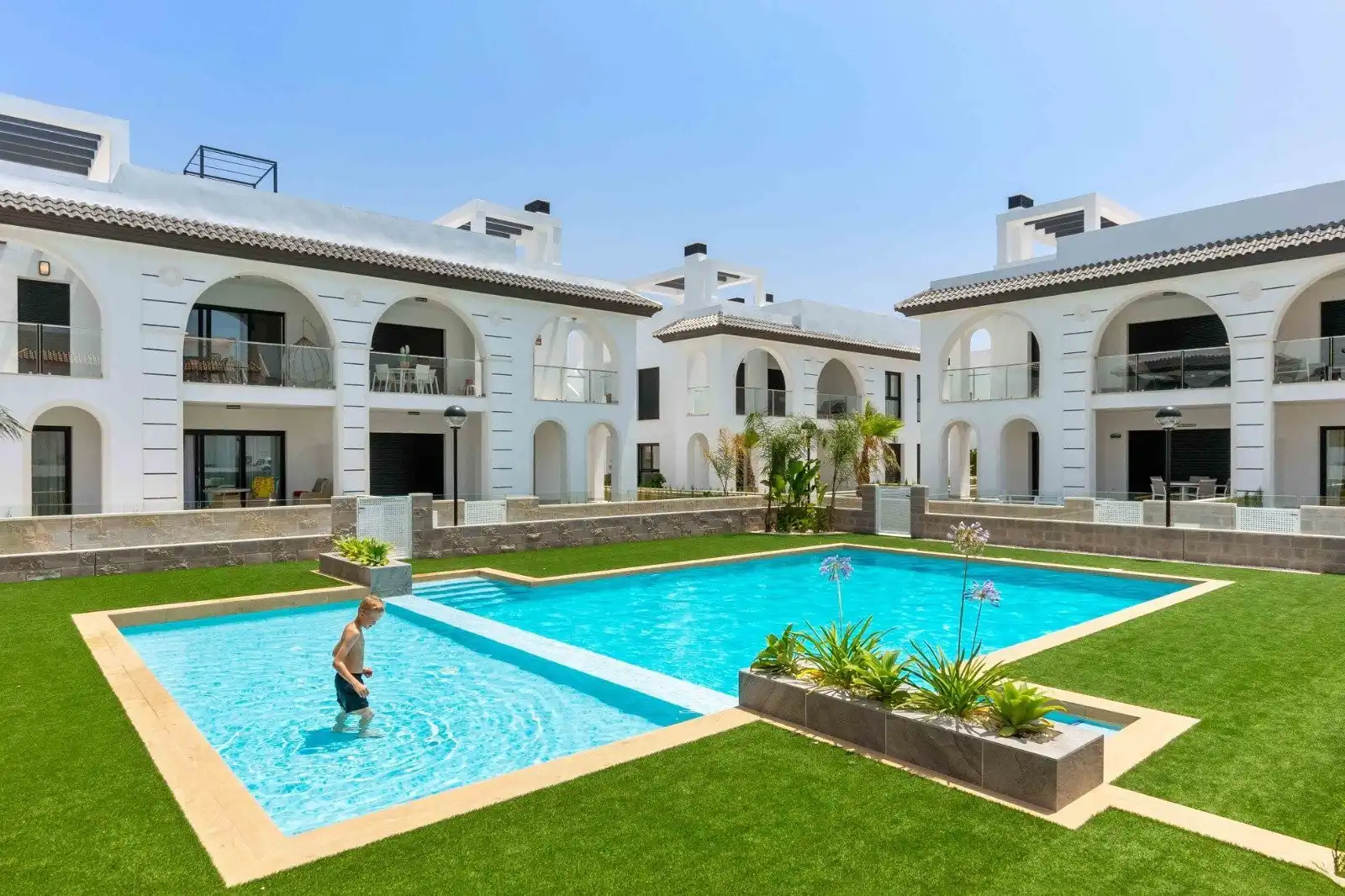Swimming pool of Attic for sale in Rojales  with Private garden, Furnished and Balcony