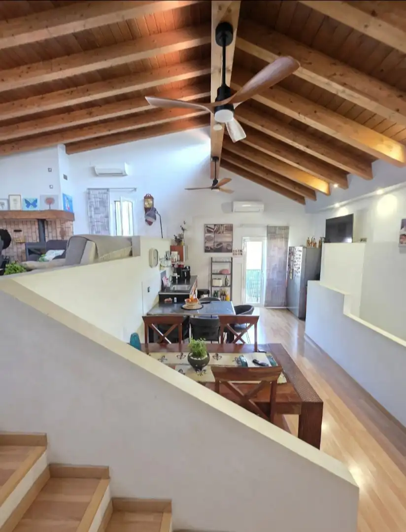 Sala de estar de Casa o chalet en venta en Sant Fost de Campsentelles con Aire acondicionado, Calefacción y Jardín privado