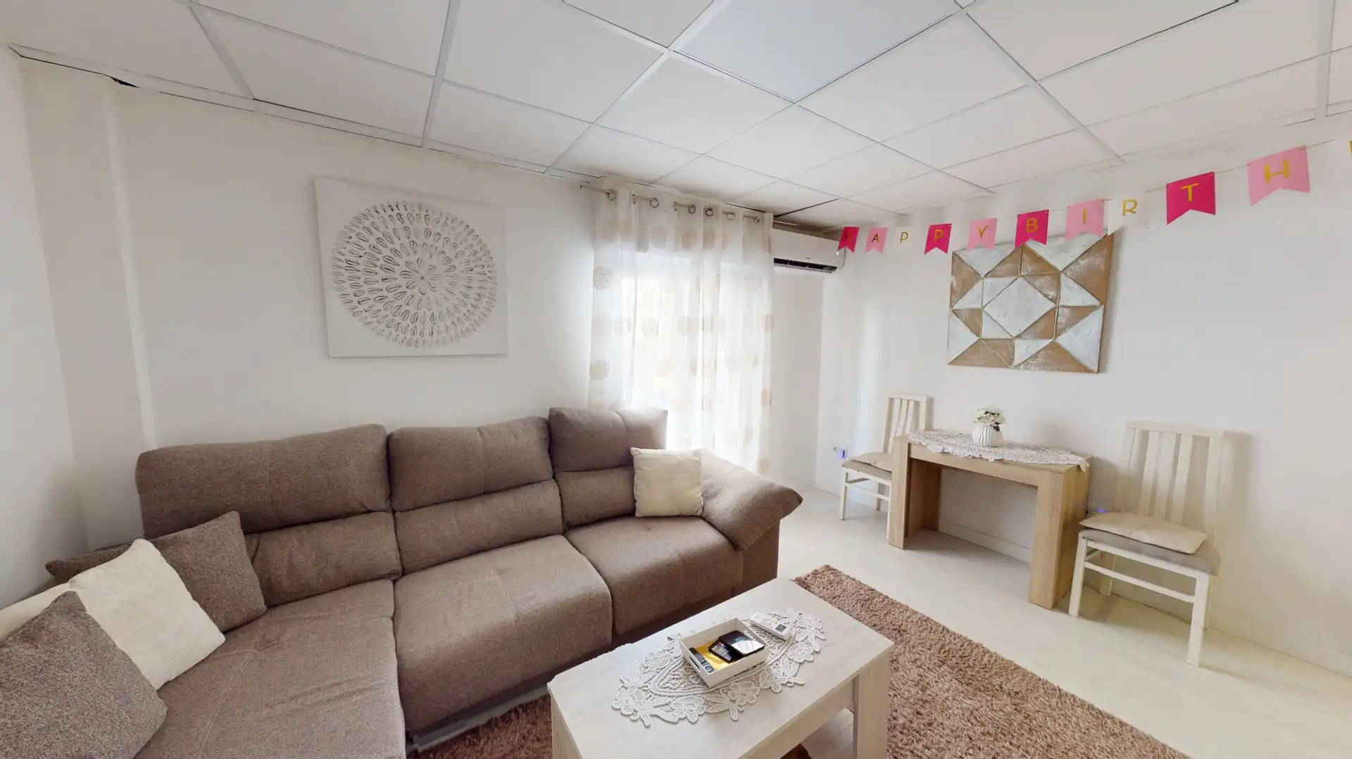 Sala de estar de Piso en venta en Elche / Elx con Aire acondicionado, Amueblado y Horno