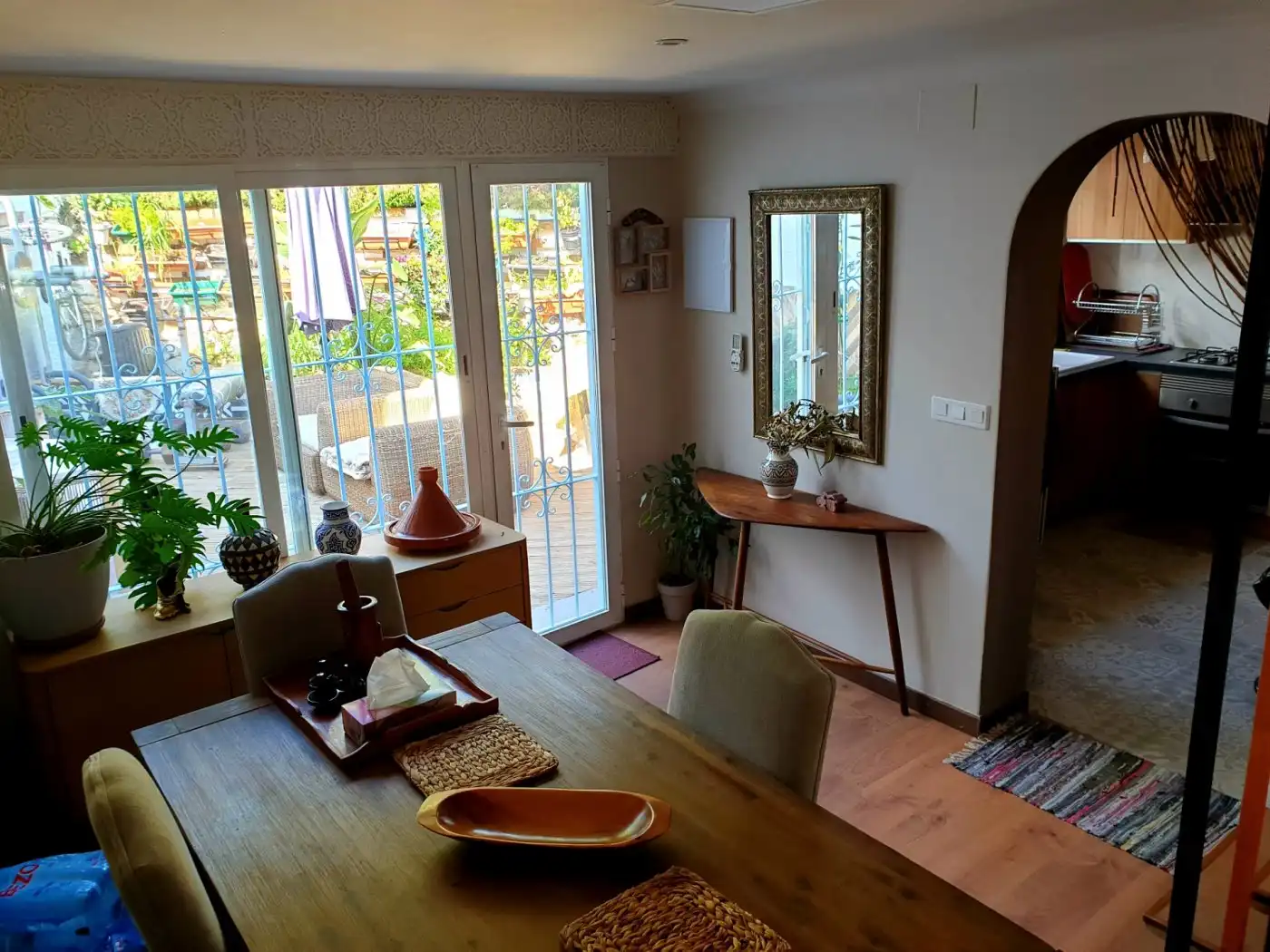 Dining room of Houses for sale in Calpe / Calp  with Air Conditioner, Heating and Private garden