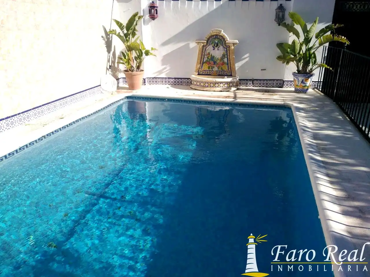 Swimming pool of Detached homes for rent in Sanlúcar de Barrameda  with Air Conditioner, Private garden and Swimming Pool