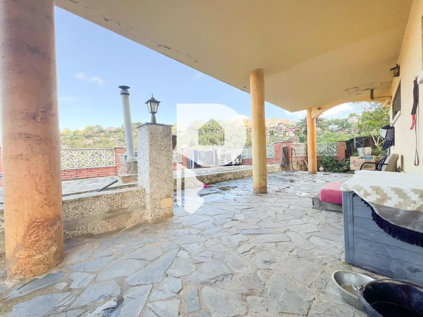 Terrassa de Casa o xalet en venda en Vallirana amb Aire condicionat, Calefacció i Jardí privat