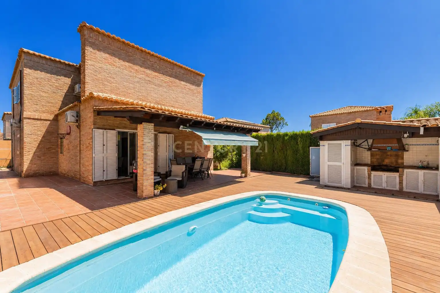 Jardín de Casa o chalet en venta en Paterna con Aire acondicionado, Jardín privado y Piscina