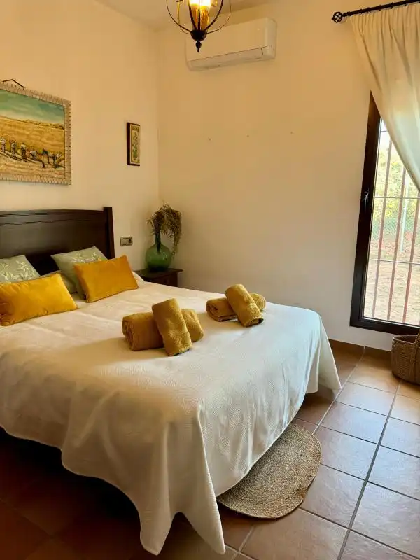 Bedroom of Houses for sale in Torre de Juan Abad  with Air Conditioner, Heating and Private garden