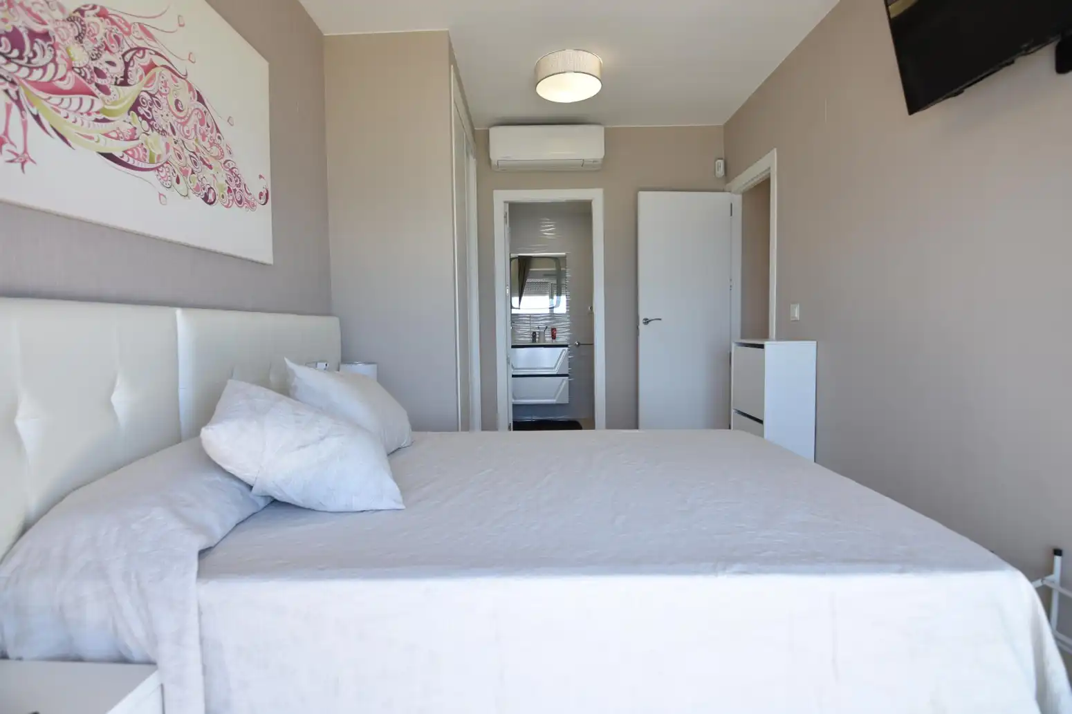 Bedroom of Flat for sale in Oropesa del Mar / Orpesa  with Air Conditioner, Heating and Private garden