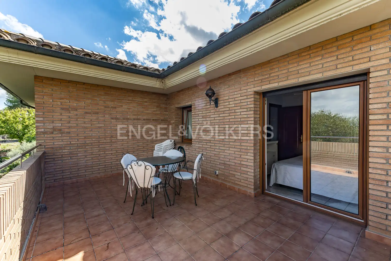 Terraza de Casa o chalet de alquiler en Sant Cugat del Vallès con Calefacción, Jardín privado y Piscina