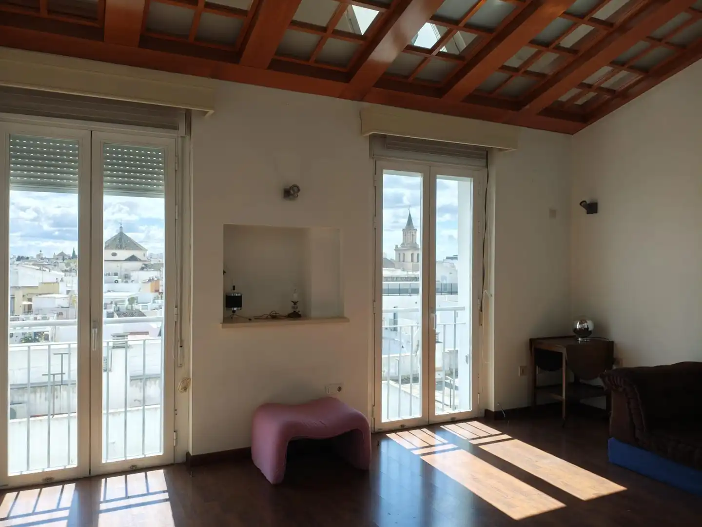 Sala de estar de Piso en venta en Sevilla con Balcón y Jacuzzi
