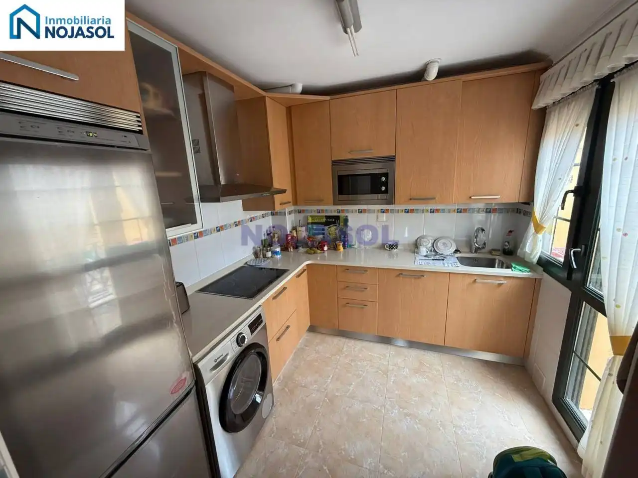 Cocina de Apartamento de alquiler en Noja con Calefacción, Terraza y Amueblado