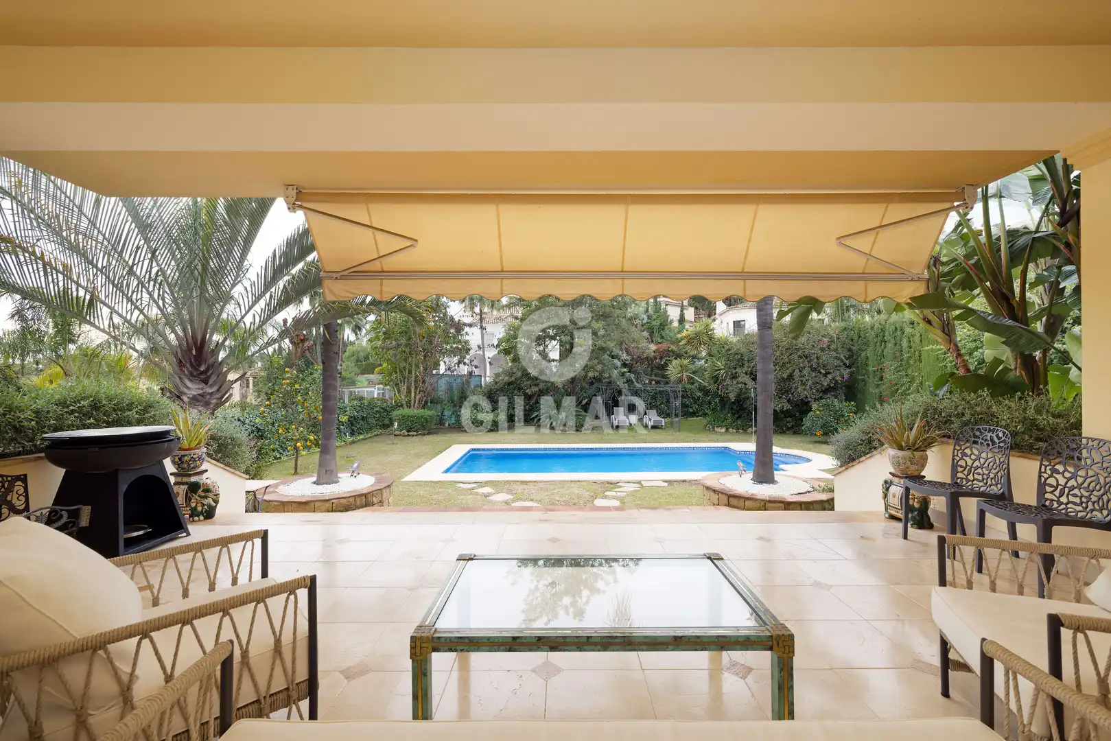 Jardín de Casa o chalet en venta en Benahavís con Calefacción, Jardín privado y Piscina