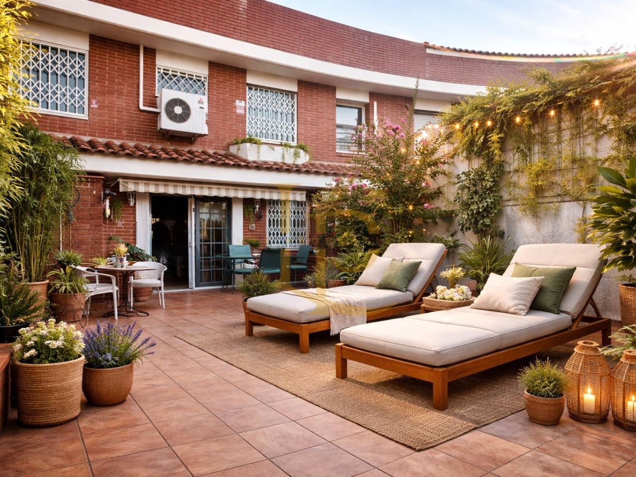 Terrace of Duplex for sale in Rubí  with Air Conditioner, Heating and Private garden
