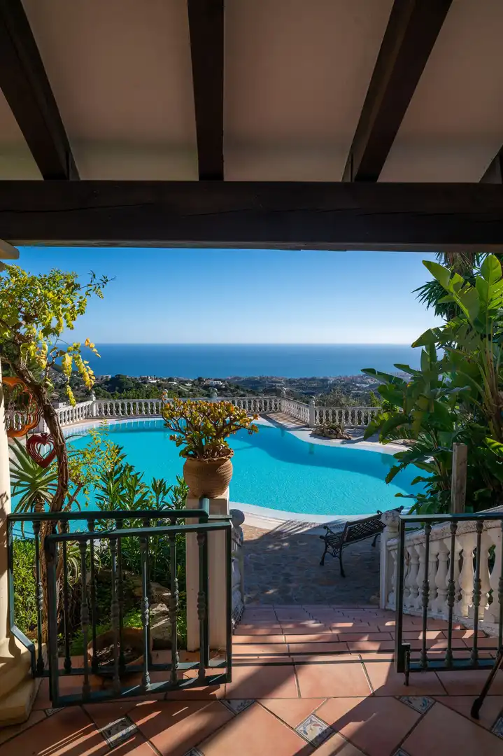 Piscina de Casa o xalet en venda en Mijas amb Terrassa