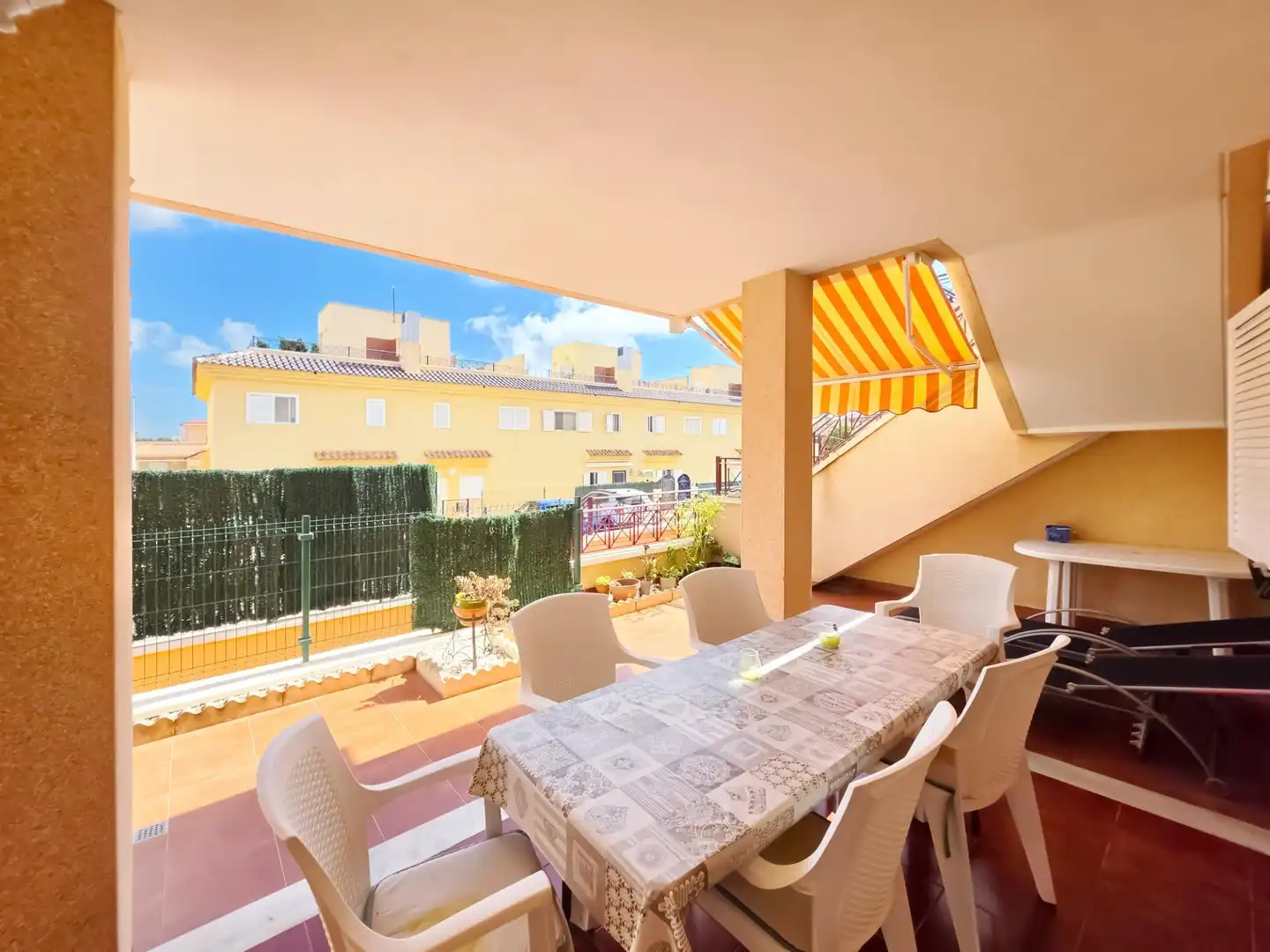 Terraza de Apartamento en venta en Santa Pola con Aire acondicionado, Amueblado y Piscina comunitaria