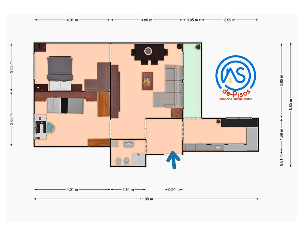 Wohnung mit Balkon zur Miete in Calle de Miraflores 12, imagen 30