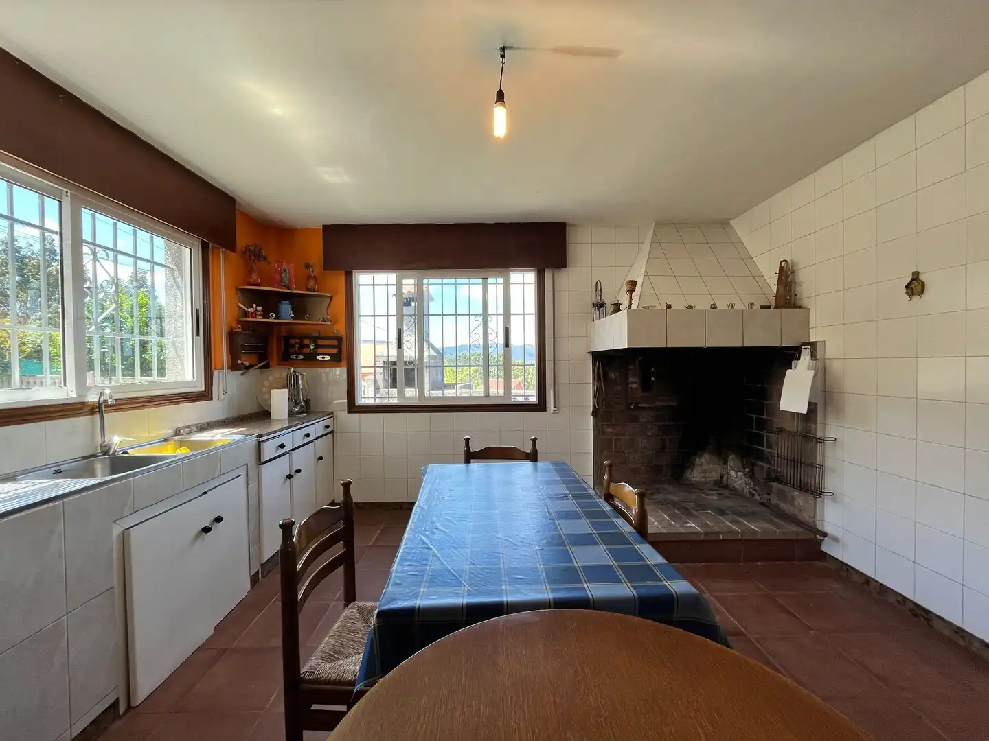 Cocina de Casa o chalet en venta en Cambre  con Jardín privado