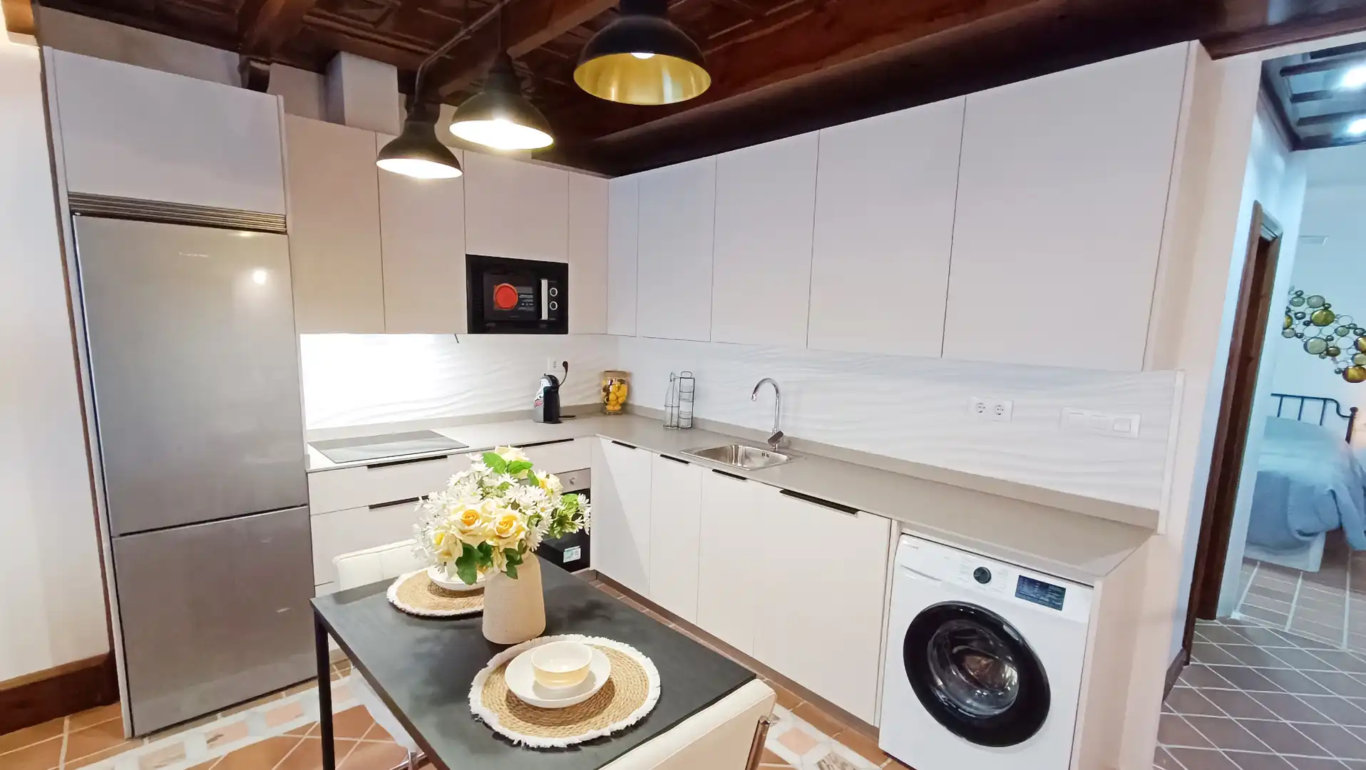 Cocina de Piso de alquiler en Granada con Aire acondicionado y Amueblado