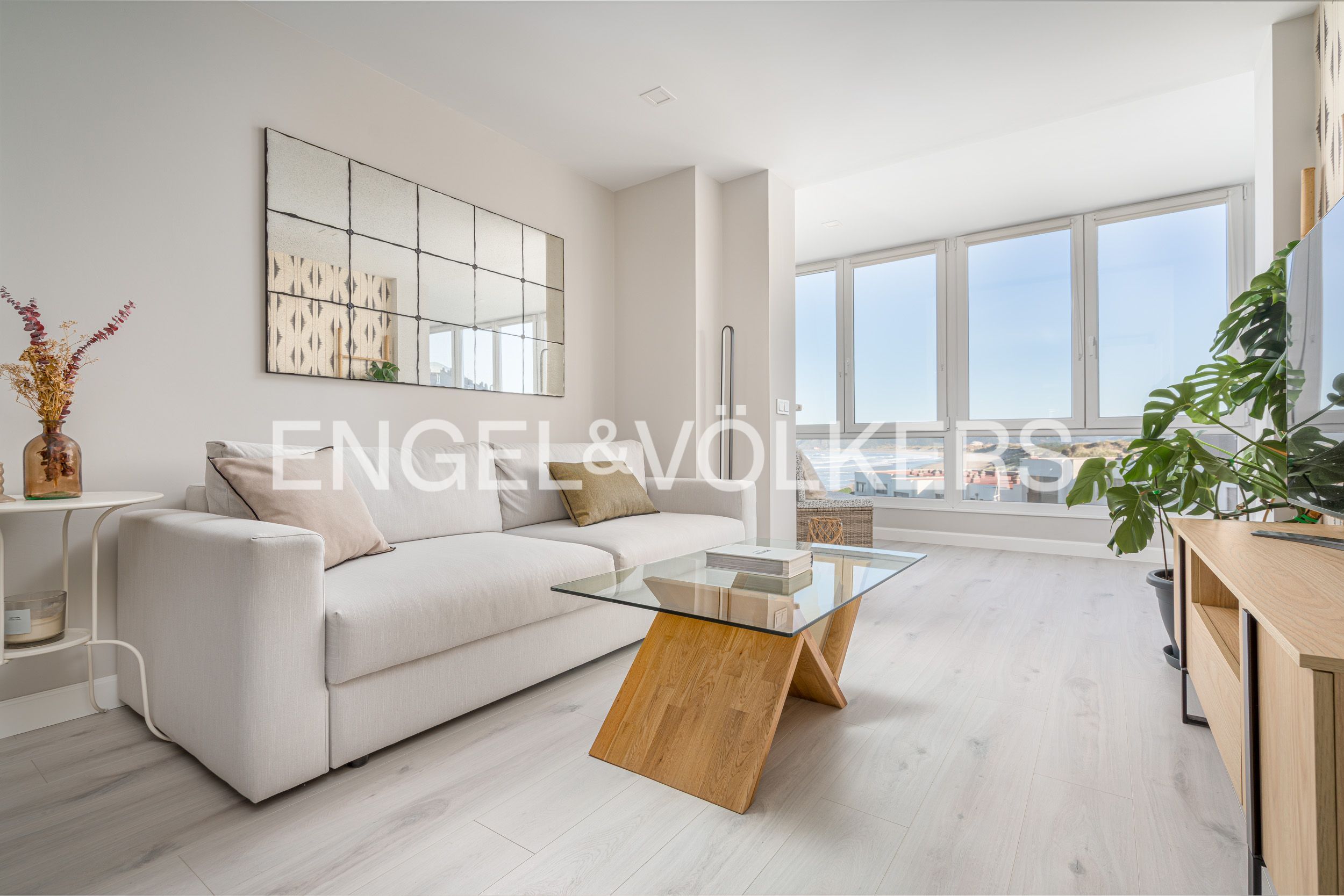 Living room of Apartment for sale in Castrillón  with Heating and Furnished