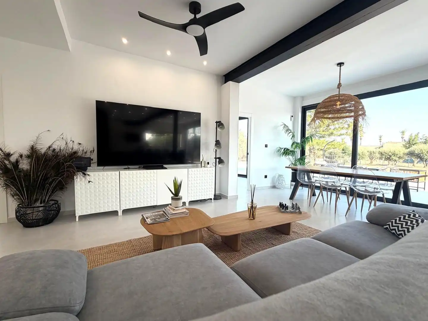 Sala de estar de Casa o chalet en venta en Elche / Elx con Aire acondicionado, Terraza y Piscina