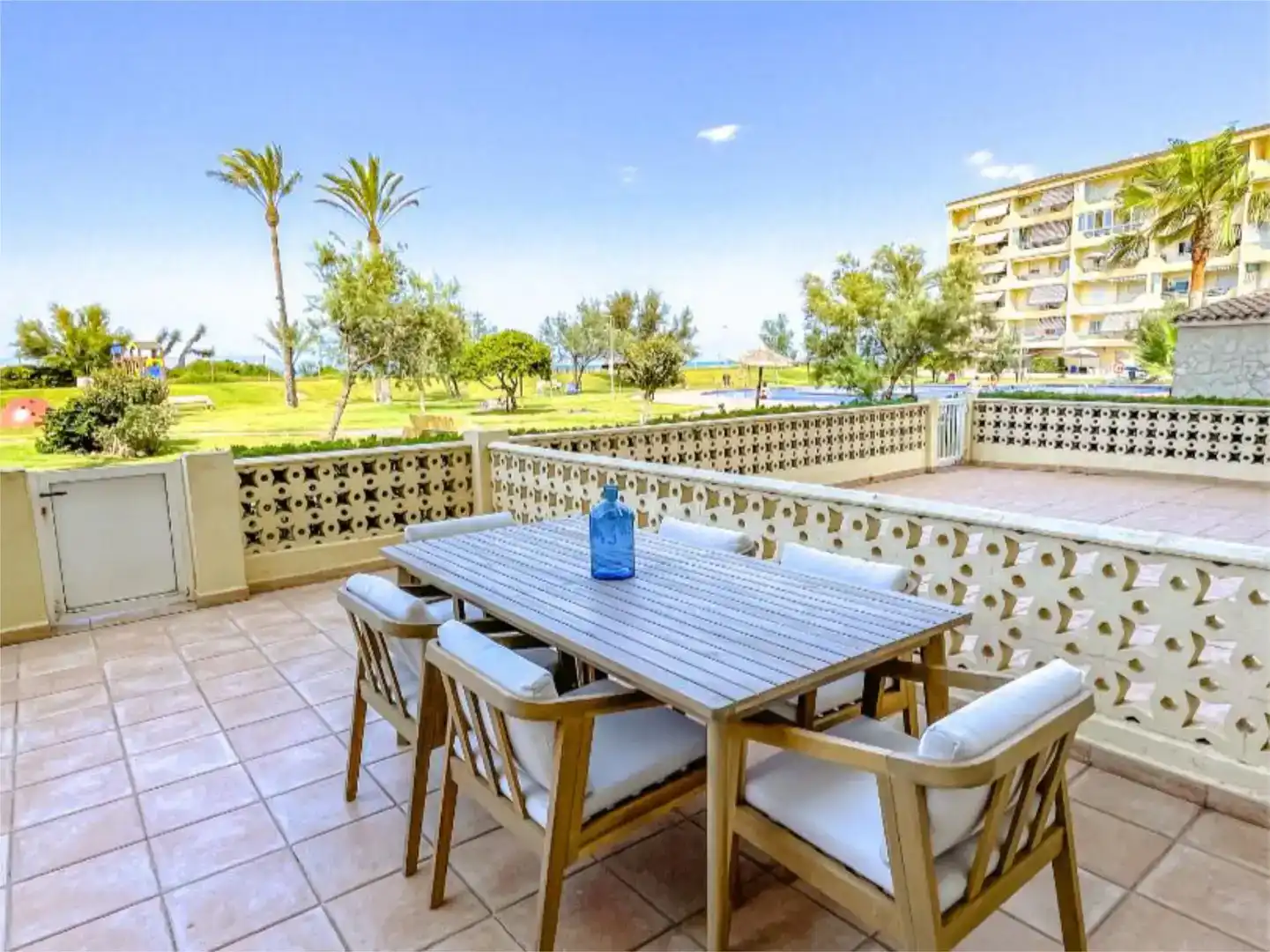 Terrace of Flat for rent in Las Marinas / Les Marines