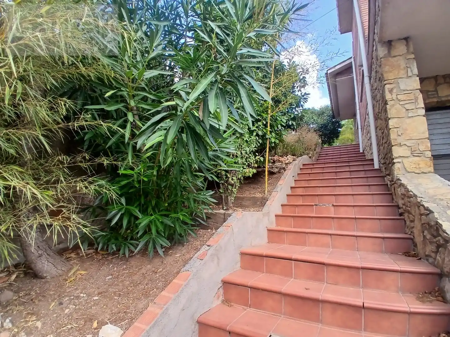 Vista exterior de Casa adosada en venta en Sant Pere de Vilamajor con Terraza y Piscina