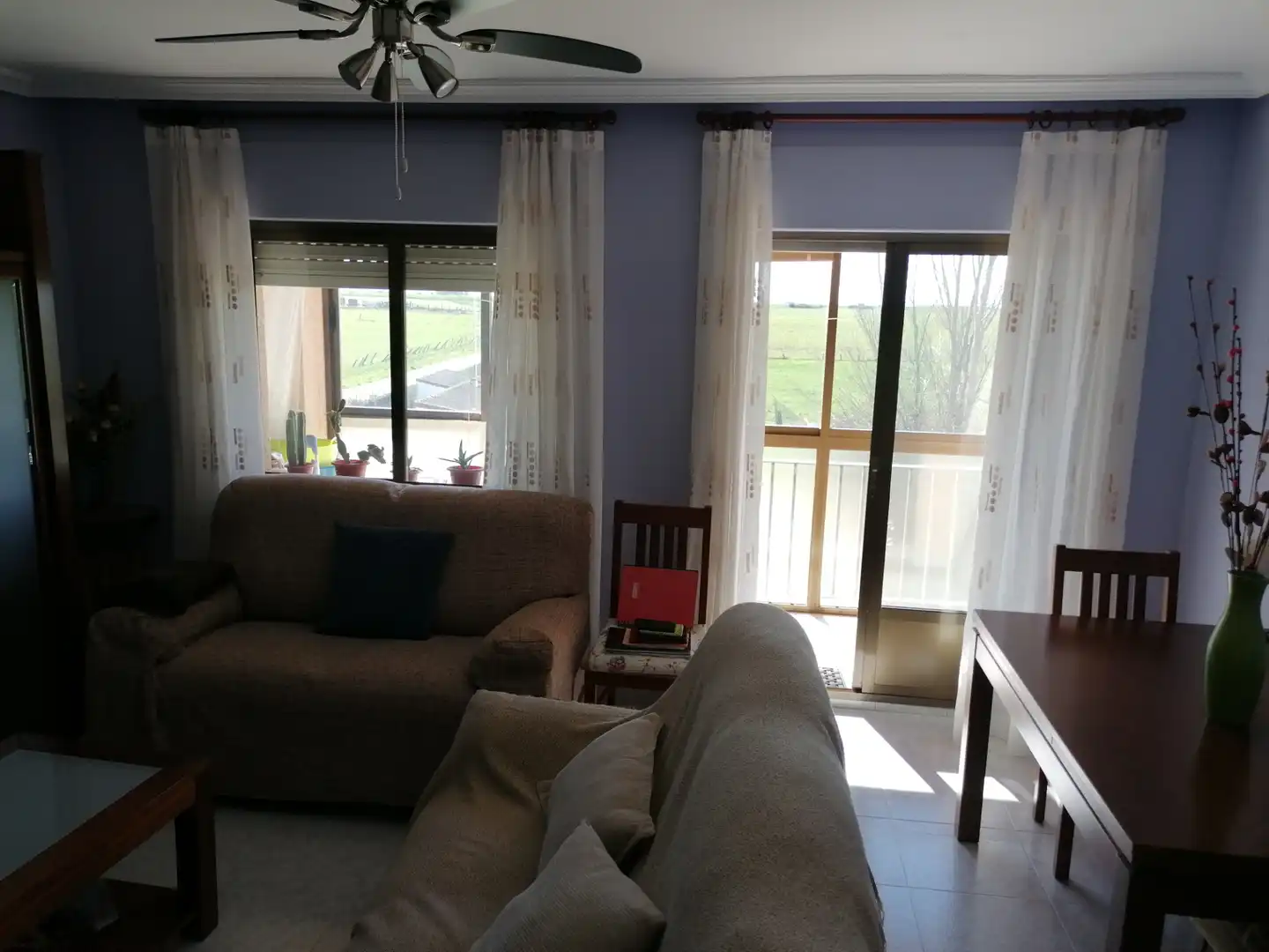 Living room of Flat for sale in La Fuente de San Esteban   with Heating, Terrace and Balcony