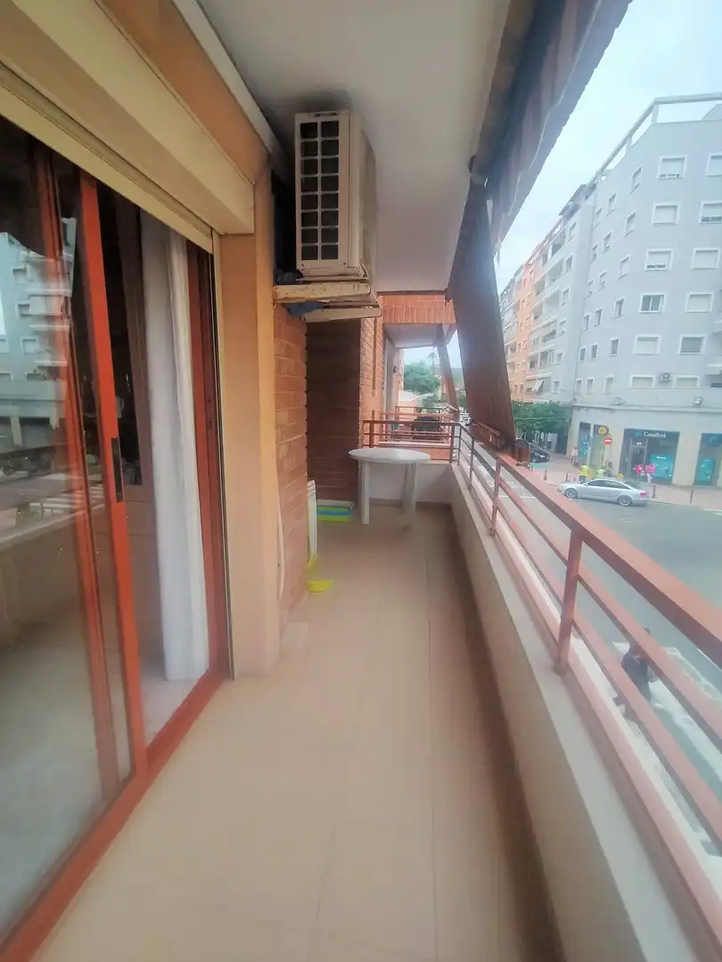 Balcony of Flat for sale in Centro Urbano