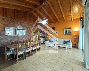 Dining room of House or chalet to rent in Castelldefels  with Air Conditioner, Private garden and Parquet flooring