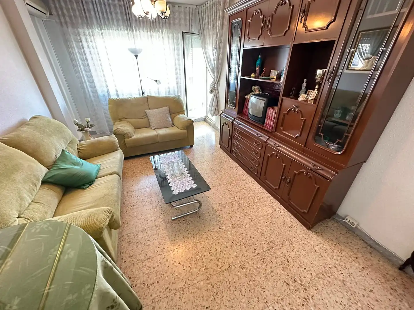 Sala de estar de Piso en venta en Parla con Aire acondicionado y Terraza