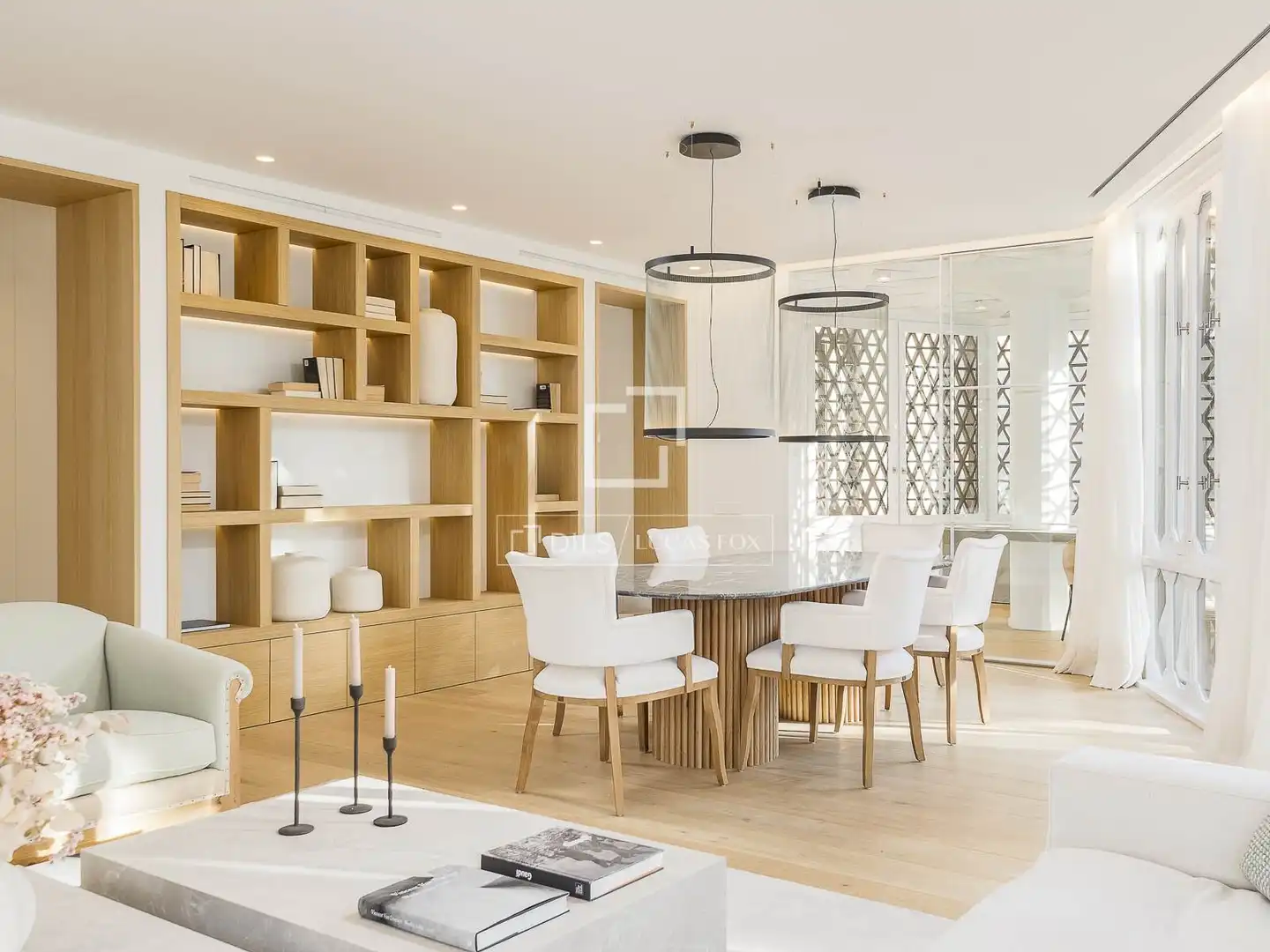 Esszimmer von Wohnung zum Verkauf in Barcelona mit Klimaanlage, Heizung und Privatgarten