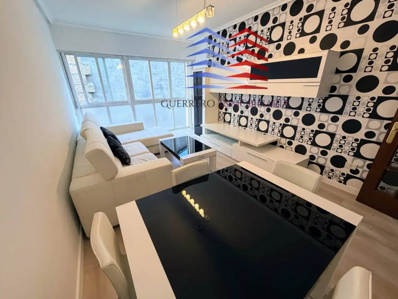 Living room of Flat for rent in Ourense Capital   with Heating, Terrace and Furnished