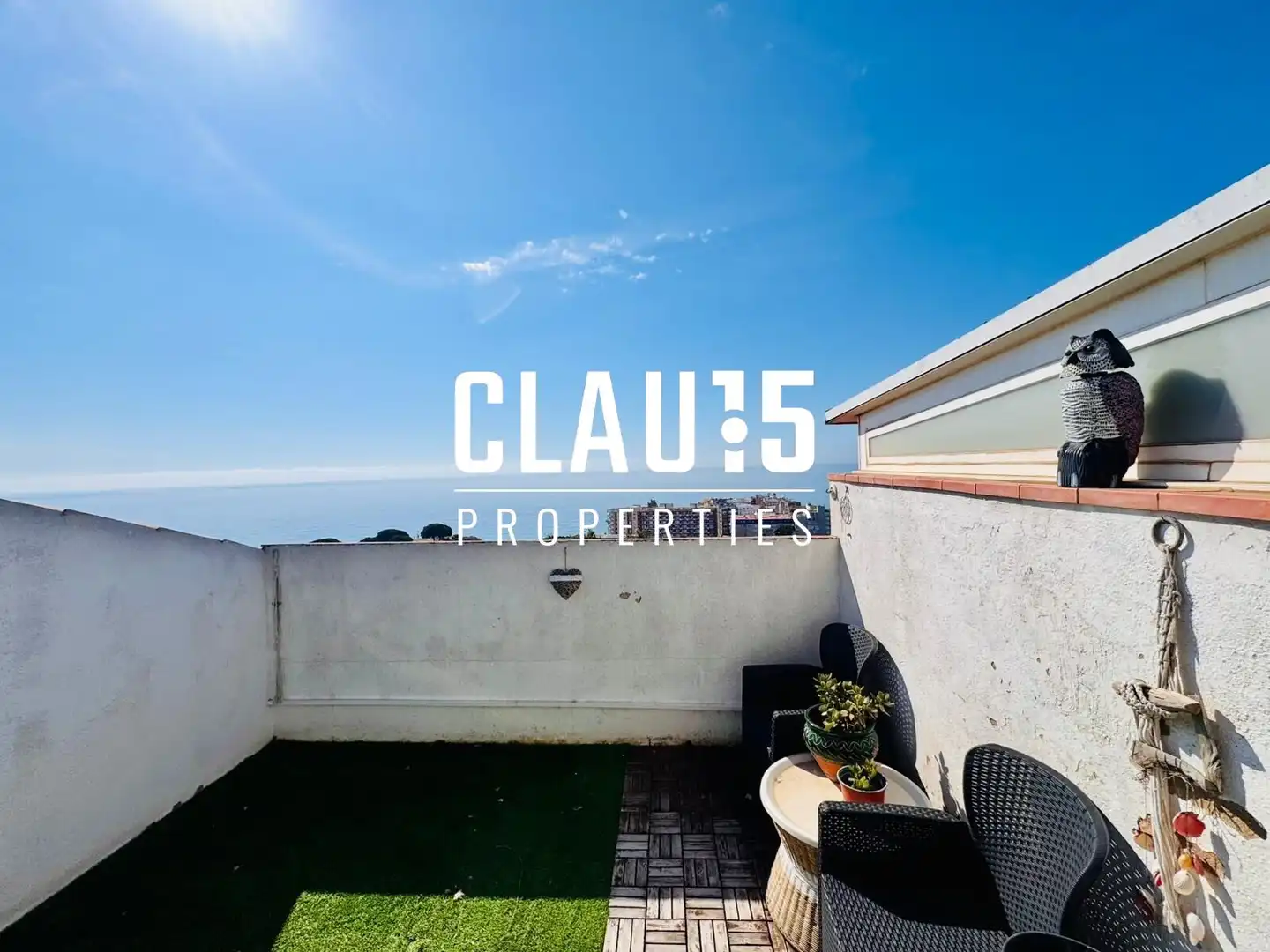 Terrasse von Maisonette zum Verkauf in Blanes mit Klimaanlage, Heizung und Terrasse