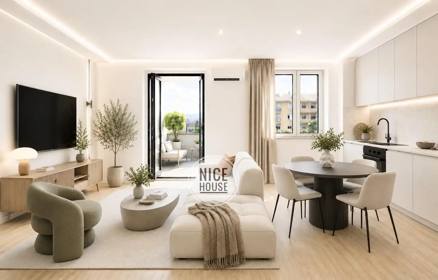 Wohnzimmer von Wohnung zum Verkauf in Madrid mit Klimaanlage und Abstellraum