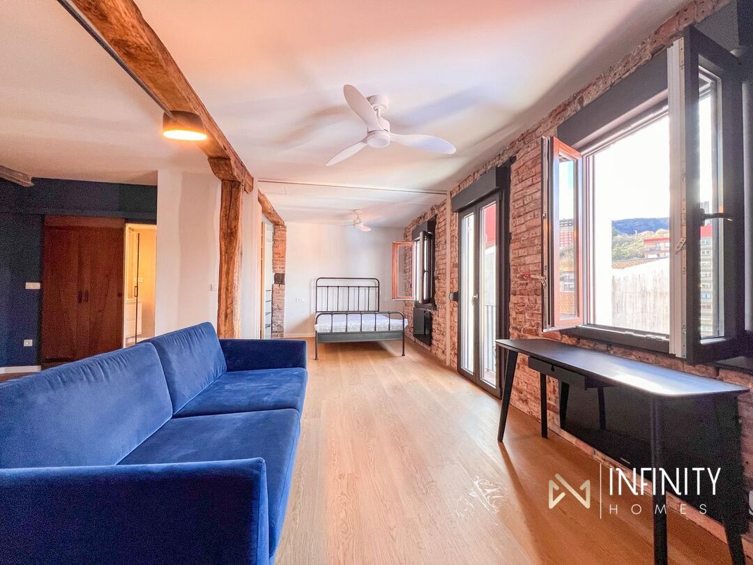 Sala de estar de Piso en venta en Bilbao  con Calefacción y Balcón