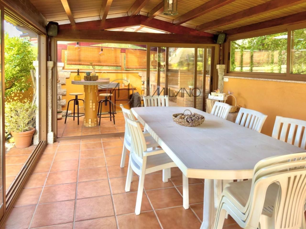 Terraza de Casa o chalet en venta en O Porriño   con Calefacción, Jardín privado y Piscina