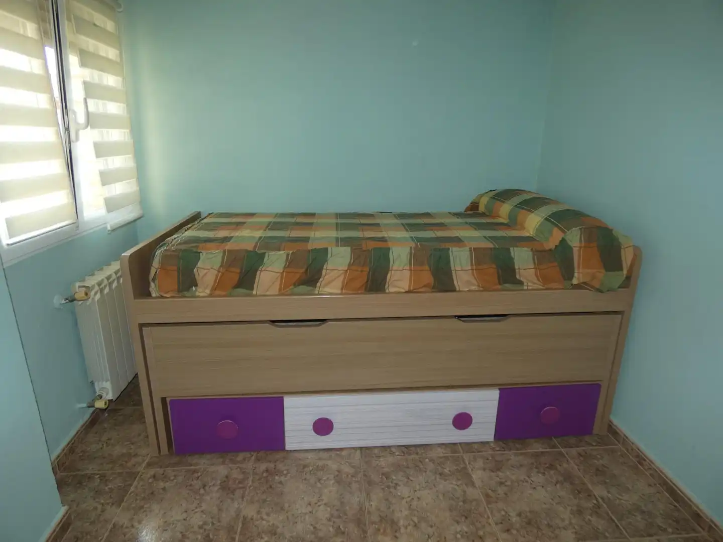 Bedroom of Flat for rent in Zaragoza  with Air Conditioner, Heating and Furnished