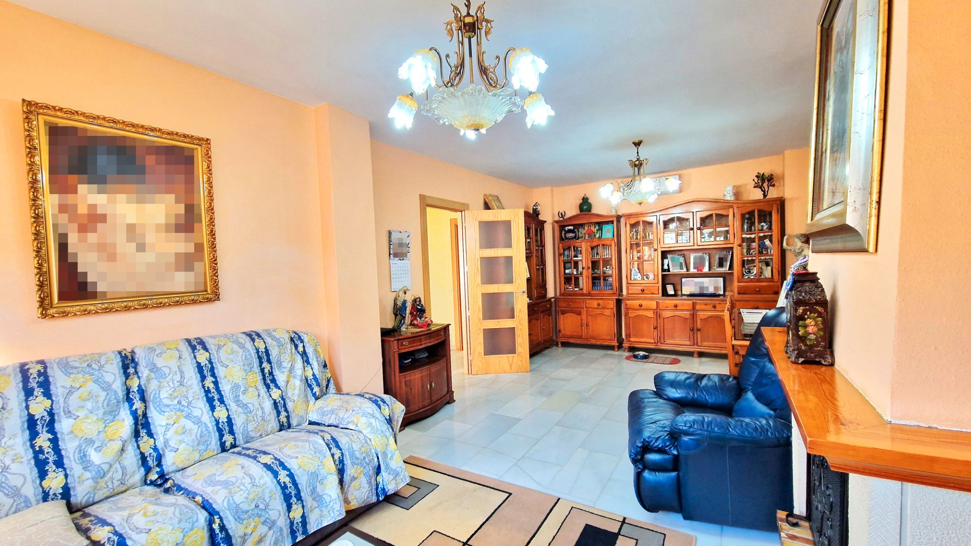 Sala de estar de Casa o chalet en venta en Málaga Capital con Aire acondicionado, Jardín privado y Terraza