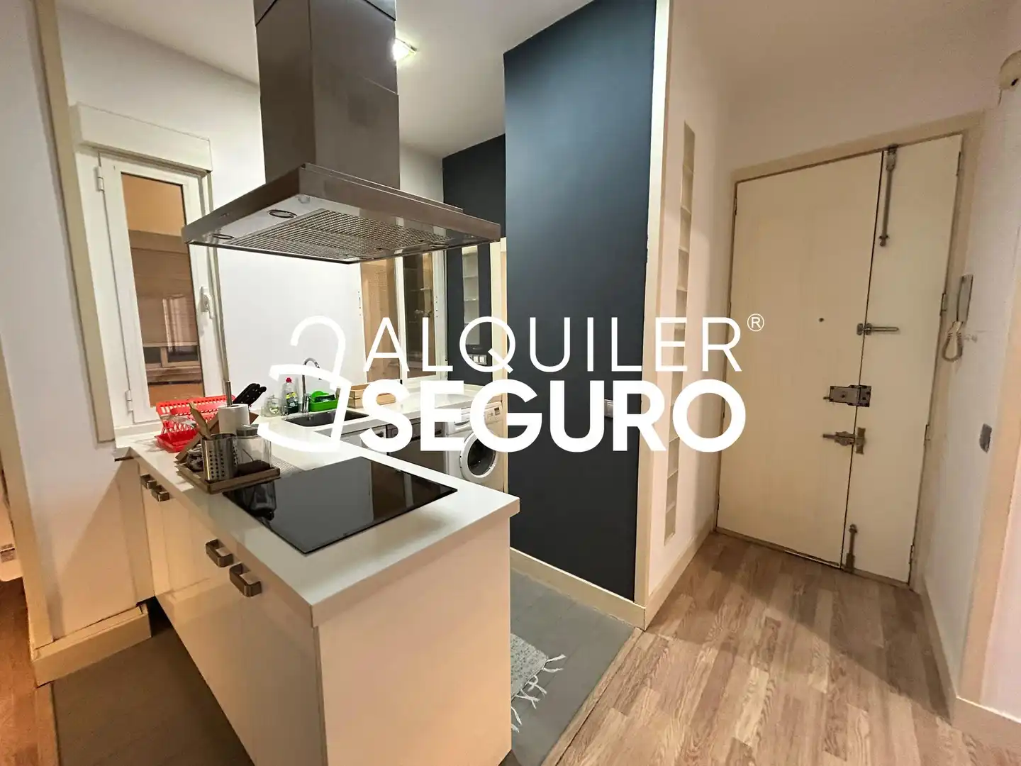 Küche von Wohnung zur Miete in Madrid mit Klimaanlage, Heizung und Möbliert