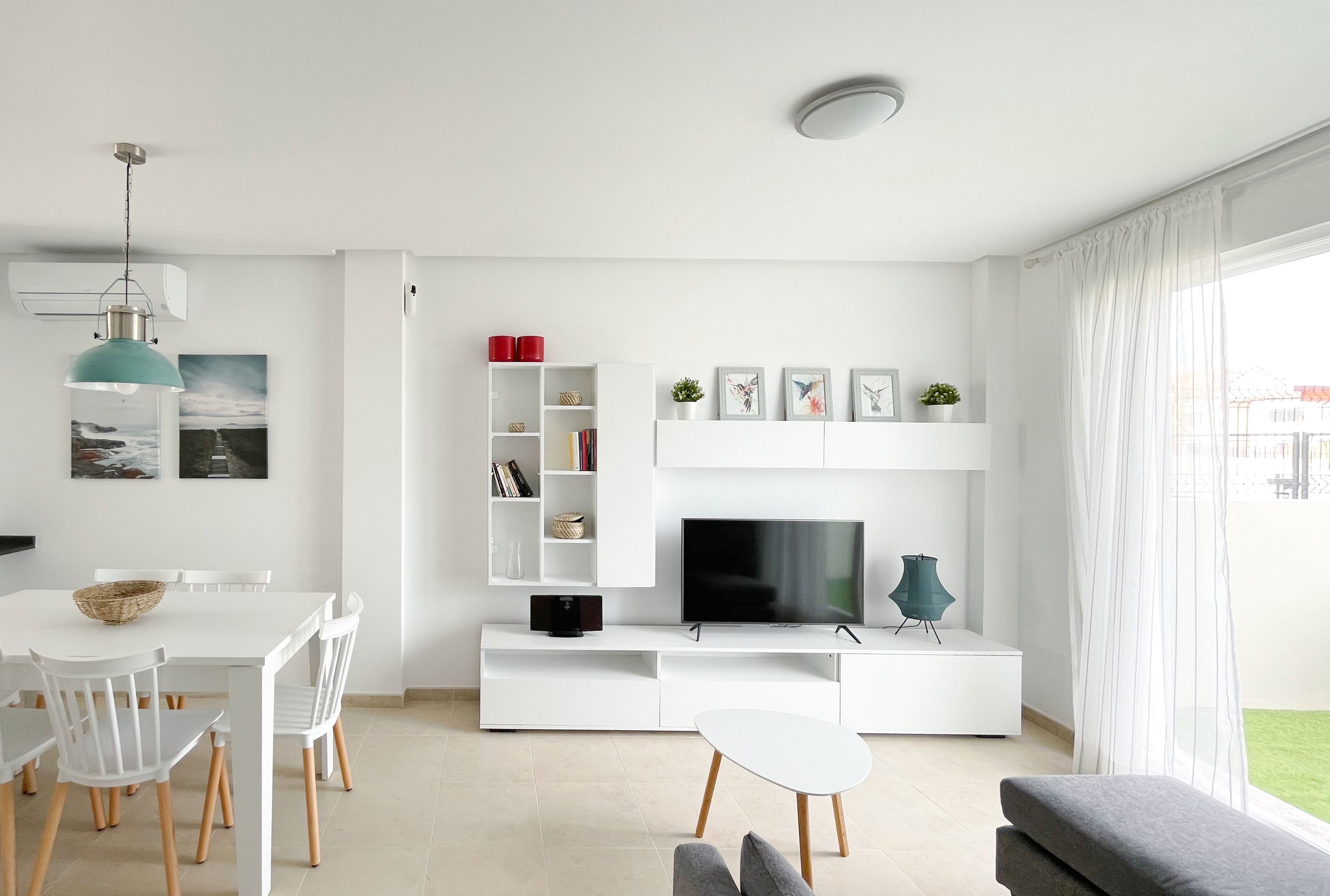 Living room of Single-family semi-detached to rent in Almenara  with Air Conditioner, Heating and Private garden
