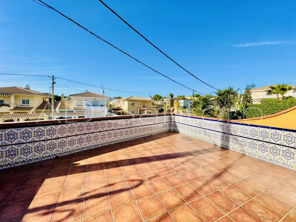 Exterior view of Houses for sale in Sant Pere de Ribes  with Private garden, Terrace and Swimming Pool
