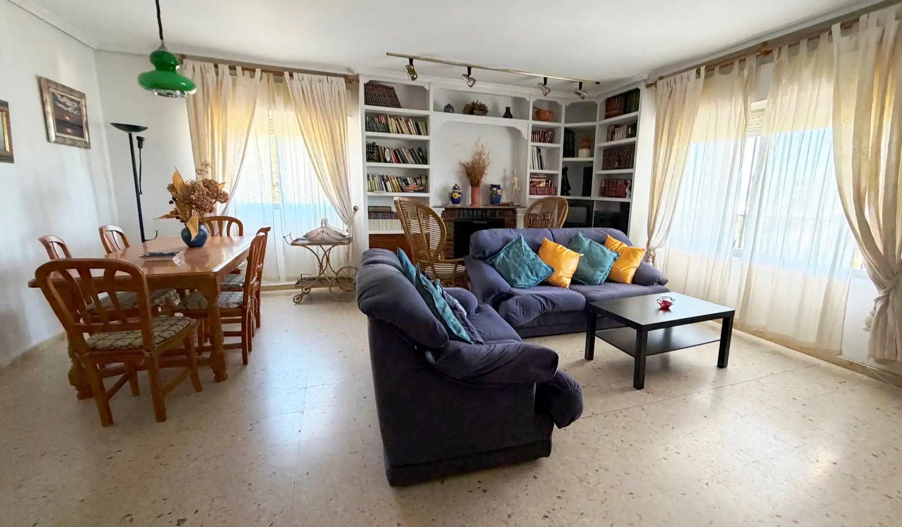 Living room of Houses for sale in Santa Cruz del Retamar  with Private garden, Terrace and Swimming Pool