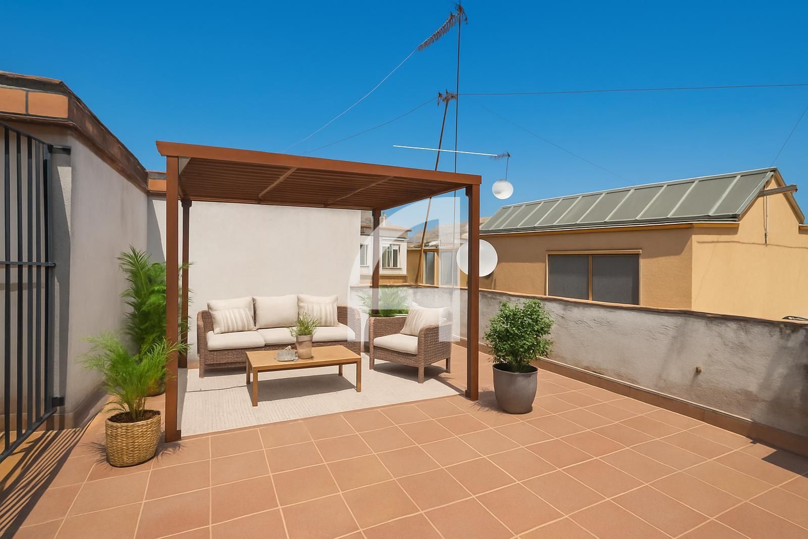 Terrace of Attic for sale in  Barcelona Capital  with Heating, Parquet flooring and Terrace