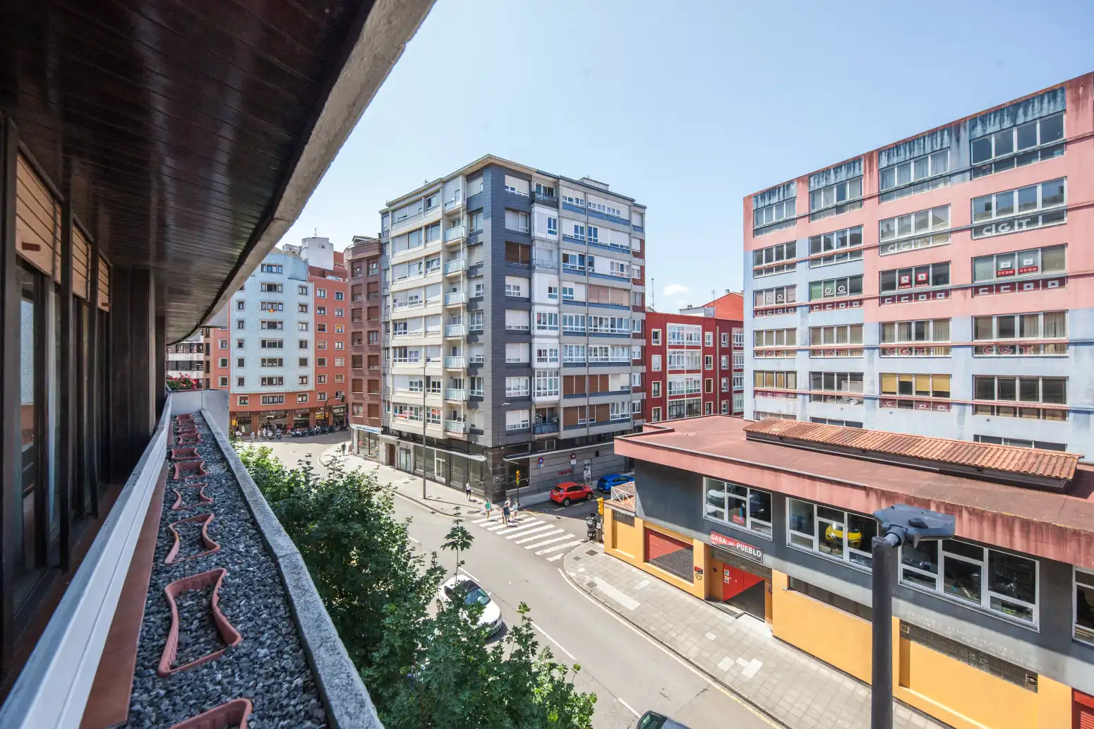 Exterior view of Flat for sale in Gijón   with Heating, Parquet flooring and Terrace