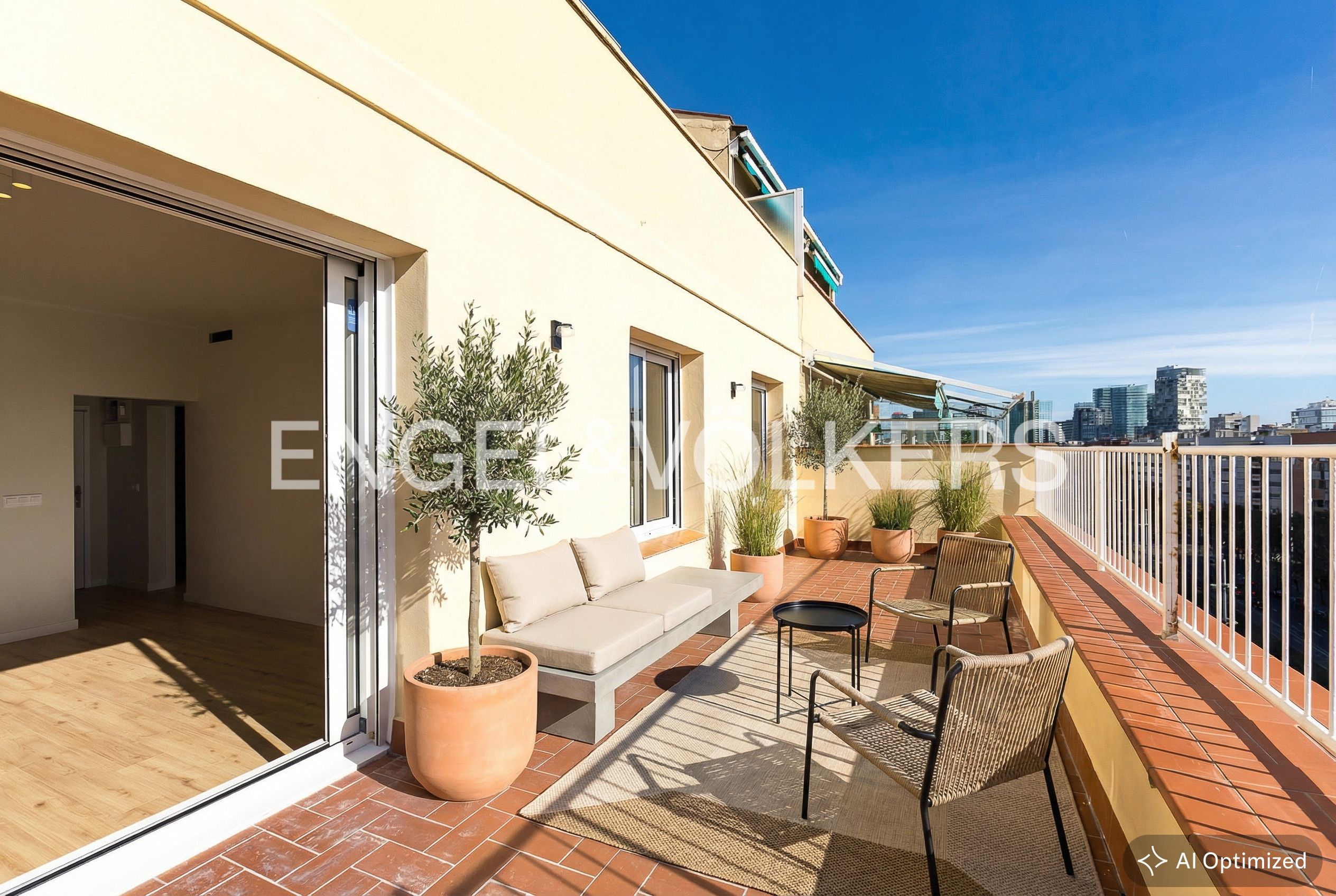 Terraza de Ático en venta en  Barcelona Capital con Aire acondicionado, Calefacción y Parquet