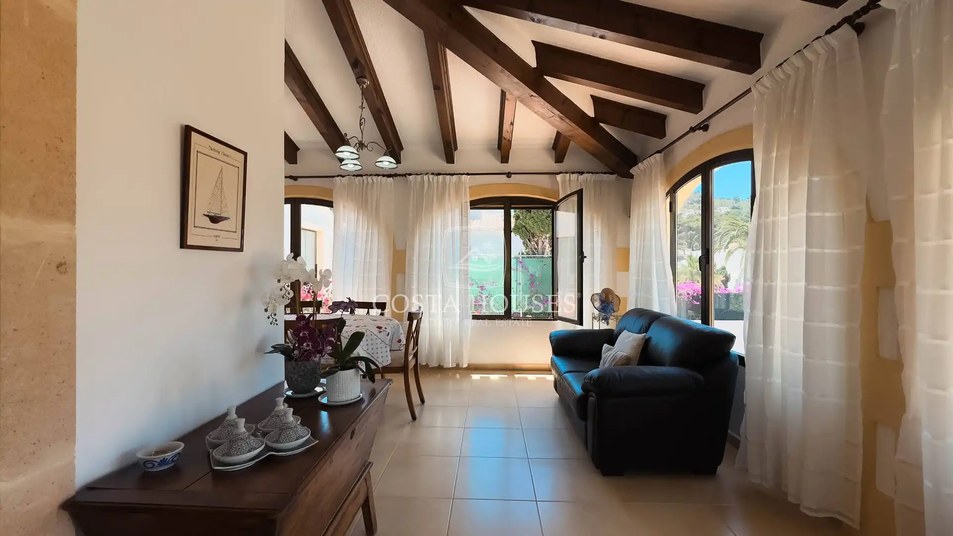Living room of Houses for sale in Jávea / Xàbia  with Air Conditioner, Private garden and Terrace