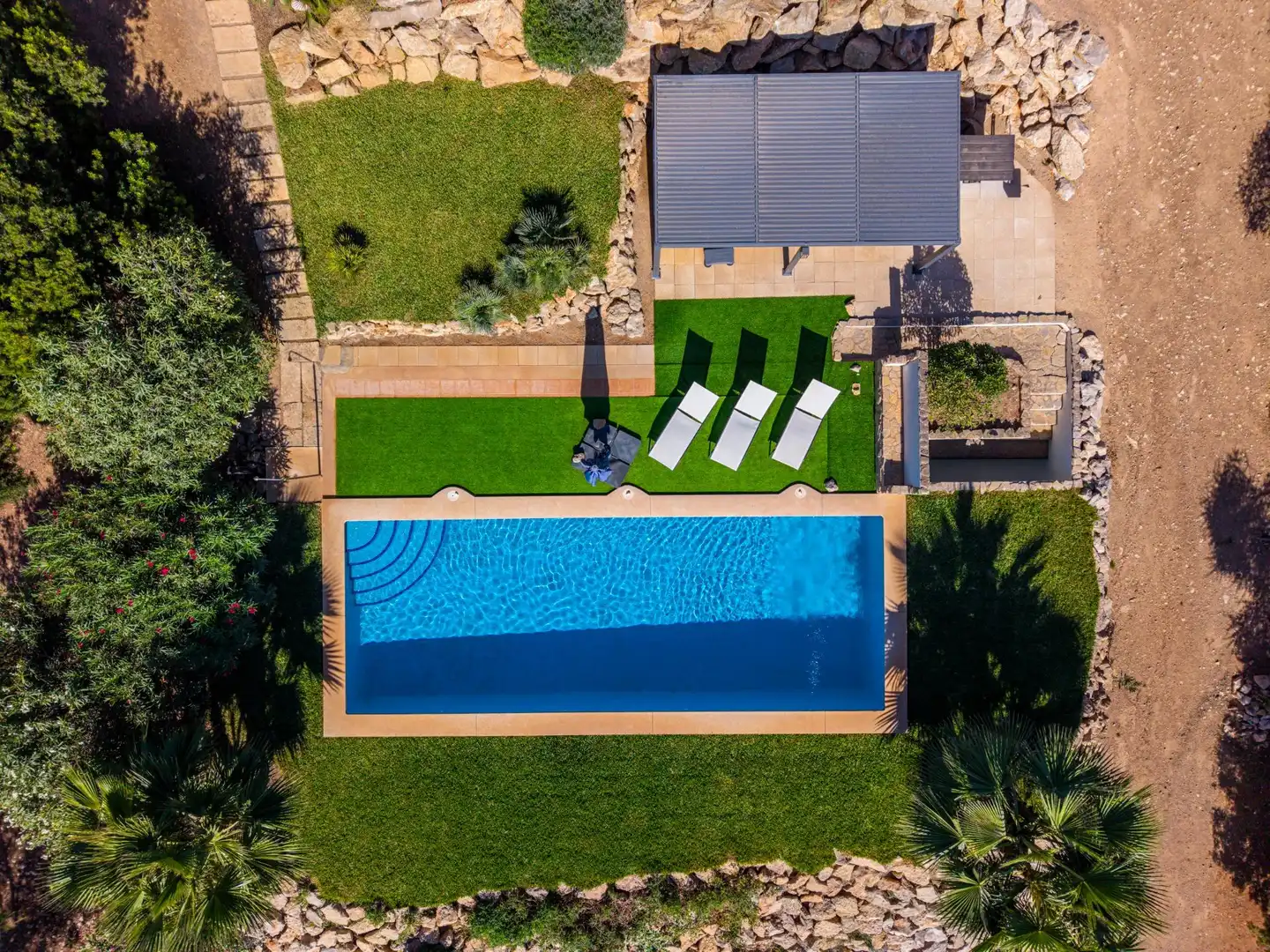 Piscina de Finca rústica en venta en Font de Sa Cala