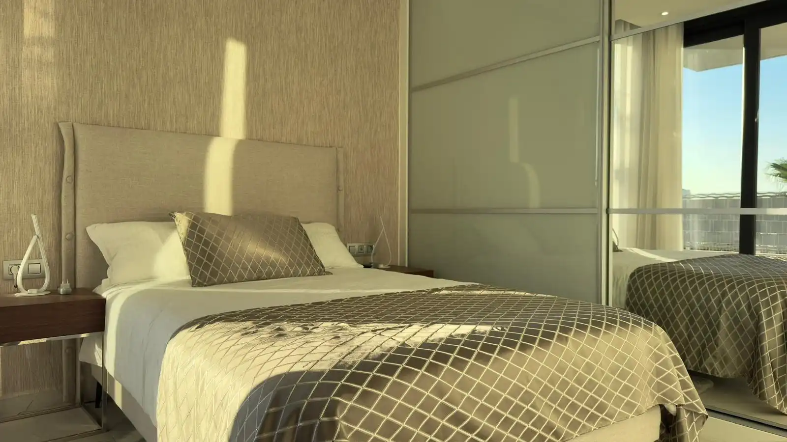Habitación de Casa o chalet de alquiler en Finestrat con Aire acondicionado, Calefacción y Jardín privado