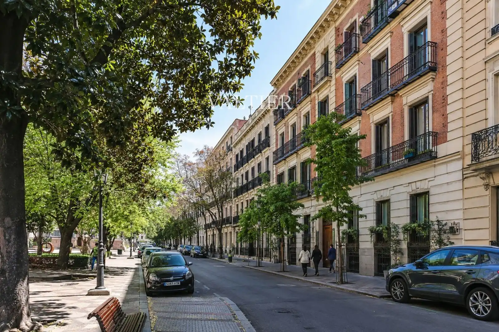 Außenansicht von Wohnung zur Miete in Madrid mit Klimaanlage, Heizung und Terrasse