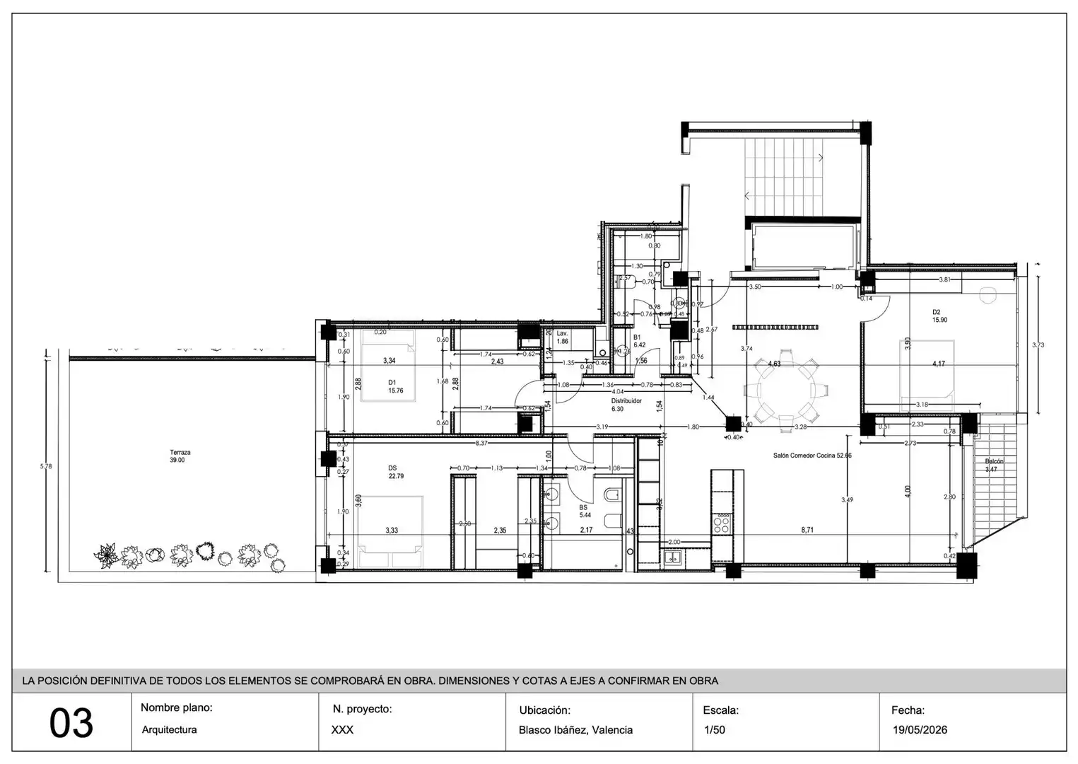 Flat with terrace for sale in Avenida de Vicente Blasco Ibáñez, imagen 17