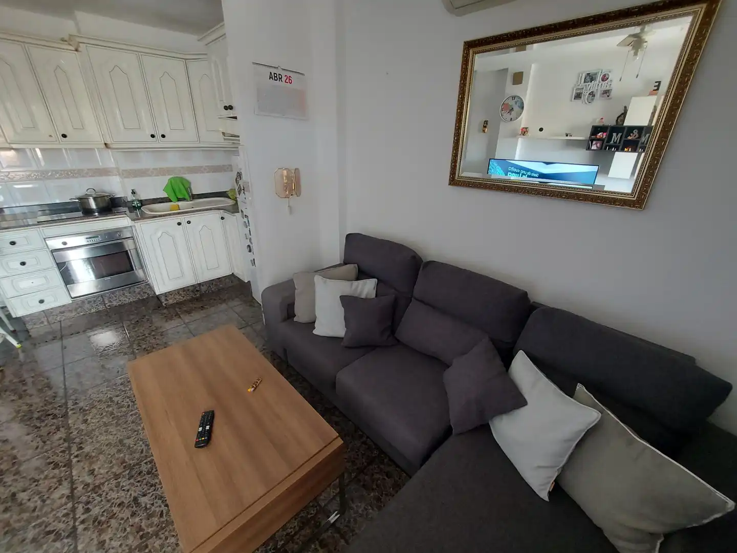 Wohnzimmer von Wohnungen zum Verkauf in San Bartolomé de Tirajana mit Klimaanlage, Möbliert und Ofen