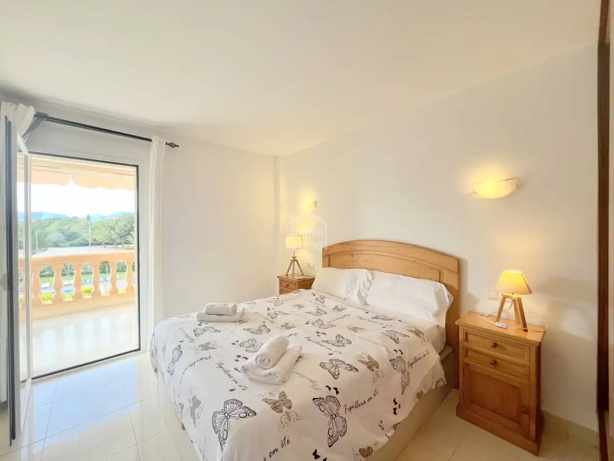 Schlafzimmer von Wohnungen zum Verkauf in Son Servera mit Privatgarten, Terrasse und Schwimmbad