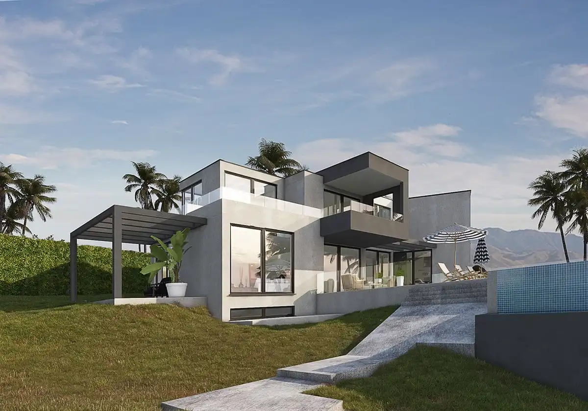 Vista exterior de Casa o xalet en venda en Marbella